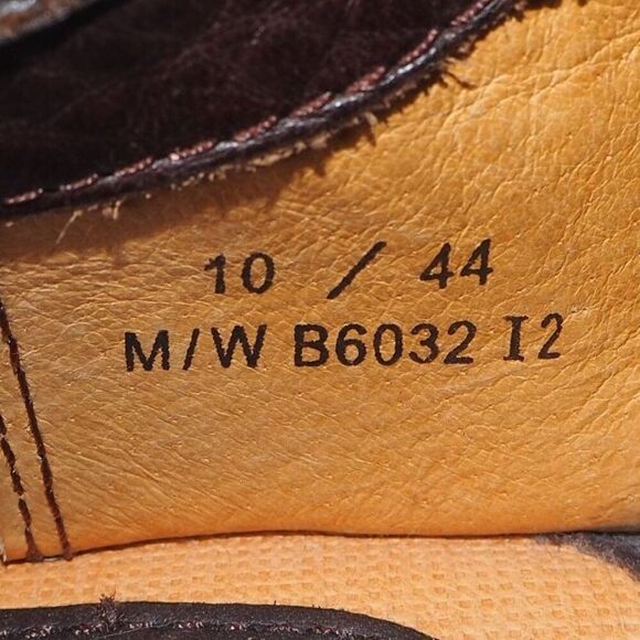 Born Leather Square Toe Oxfords Brown B6032 i2 Men's 10/44 - Picture 10 of 11